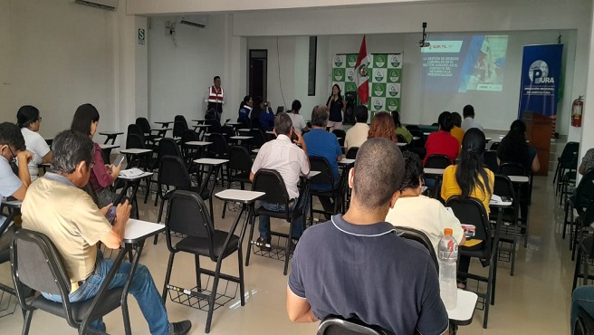 DRTPE Piura a través del Centro Integrado Formaliza Perú en coordinación con la Sunafil Piura realizaron una capacitación sobre el tema: "Gestión de Riesgos Laborales en el Sector Agrario".