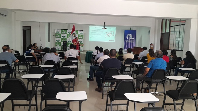 DRTPE Piura a través del Centro Integrado Formaliza Perú en coordinación con el Ministerio de la Mujer y Poblaciones Vulnerables realizaron una capacitación sobre el tema: "Hostigamiento Sexual".
