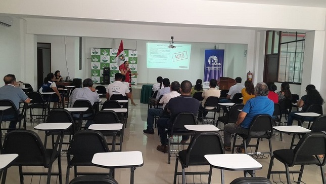 DRTPE Piura a través  del Centro Integrado Formaliza Perú en coordinación con el Ministerio de la Mujer y Poblaciones Vulnerables realizaron una capacitación sobre el tema: "Hostigamiento Sexual".