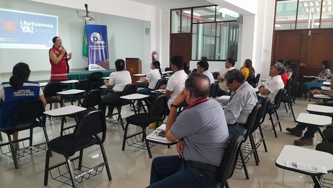 DRTPE Piura a través del Centro Integrado Formaliza Perú en coordinación con el Ministerio de la Mujer y Poblaciones Vulnerables realizaron una capacitación sobre el tema: "Hostigamiento Sexual".
