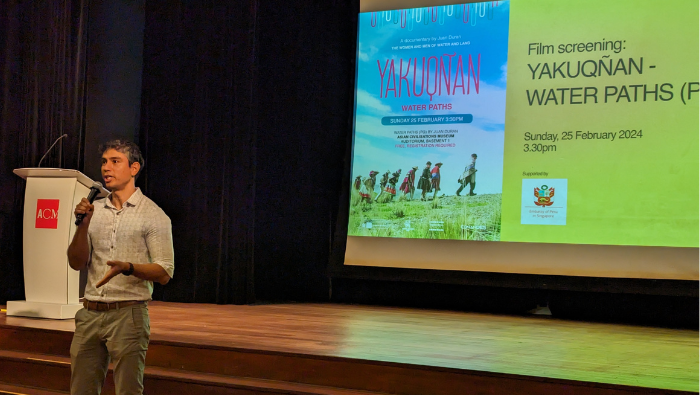 Embajada del Perú en Singapur promueve el cuidado responsable de nuestros recursos con la proyección de “Yakuqñan, caminos del agua”