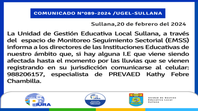 Comunicado N°89-2024