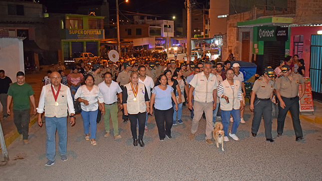 Realizan primera Ronda Mixta por la Seguridad Ciudadana de Nepeña