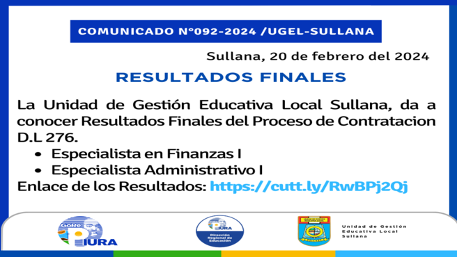 Comunicado N°92-2024