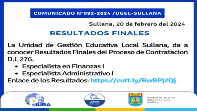 Comunicado N°92-2024