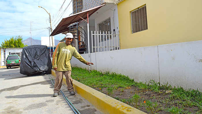 Municipio de Nepeña recupera áreas verdes y mejora ornato en el C.P. San José