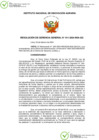 Vista preliminar de documento Resolución de Gerencia General N° 0011-2024-INIA-GG