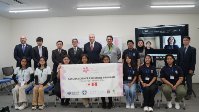 Embajada del Perú en Japón recibe a delegación peruana que visita el país por invitación de la Universidad de Tsukuba