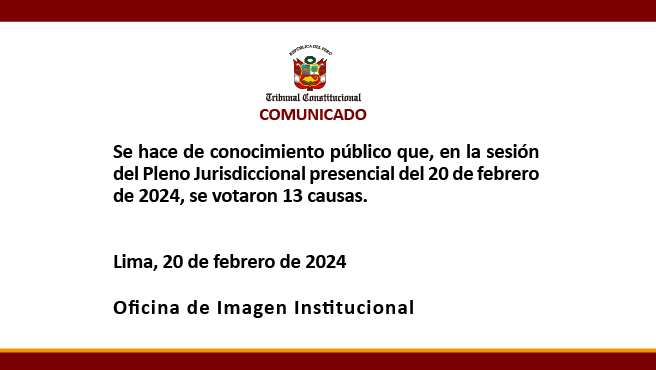 Comunicado