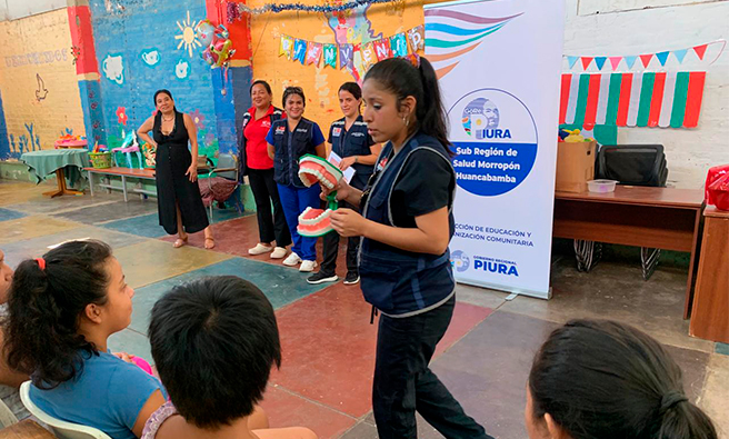 Niños y adolescentes se benefician con jornada de higiene bucal.