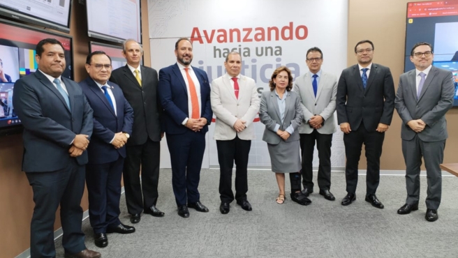 Reunión Poder Judicial, BID, OCP y Programa Eje Penal