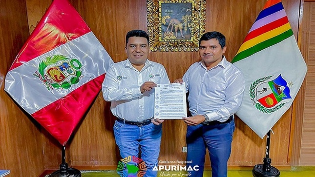 Gobernador regional de Apurímac designó a gerente sub regional de Chincheros