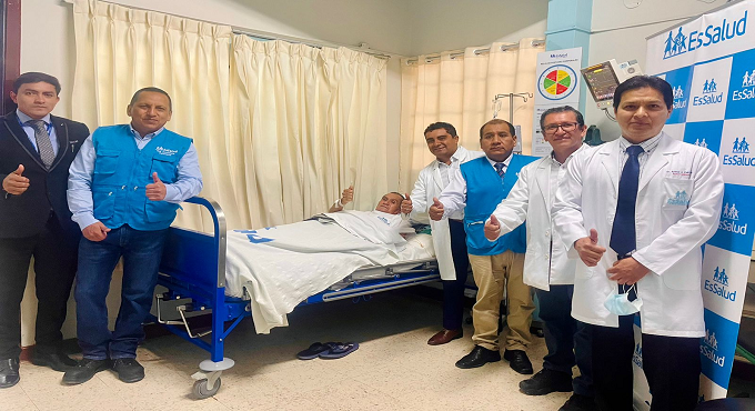 EsSalud Cajamarca realiza primera cirugía laparoscópica a paciente de 62 años y le salvan la vida
