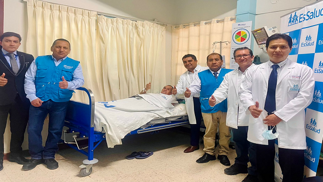 EsSalud Cajamarca realiza primera cirugía laparoscópica a paciente de 62 años y le salvan la vida