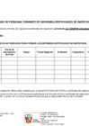 Vista preliminar de documento Formato N° 13 - Listado de Personal Firmante de informes de inspección