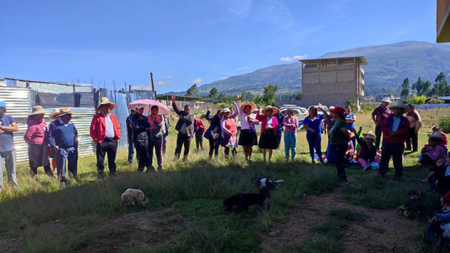 Conformación de junta vecinal comunal en finca azul