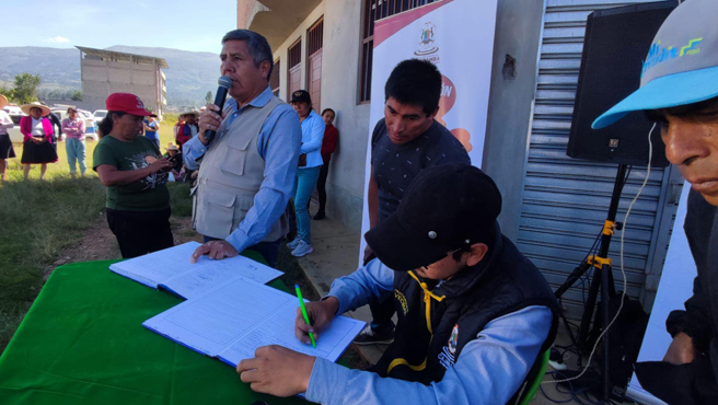 Conformación de junta vecinal comunal en finca azul