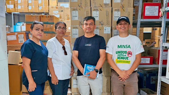 Cenares supervisó los almacenes de Tumbes para verificar los recursos estratégicos en salud destinados a combatir el dengue
