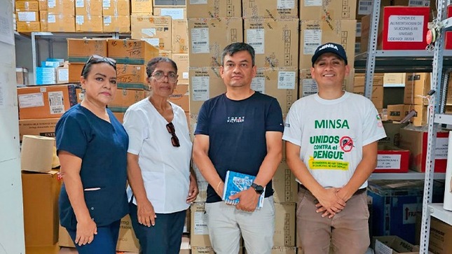 Cenares supervisó los almacenes de Tumbes para verificar los recursos estratégicos en salud destinados a combatir el dengue