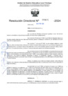 Vista preliminar de documento RESOLUCION DIRECTORAL N° 000624-2024-GR.LAMB/GRED-UGEL.CHIC