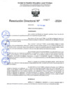 Vista preliminar de documento RESOLUCION DIRECTORAL N° 000627-2024-GR.LAMB/GRED-UGEL.CHIC