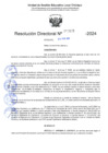Vista preliminar de documento RESOLUCION DIRECTORAL N° 000633-2024-GR.LAMB/GRED-UGEL.CHIC