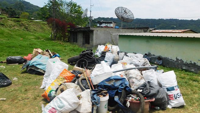 Cajamarca ciudadanía y autoridades logran eliminar 12 toneladas de criaderos de zancudos en el distrito de Santa Rosa-1