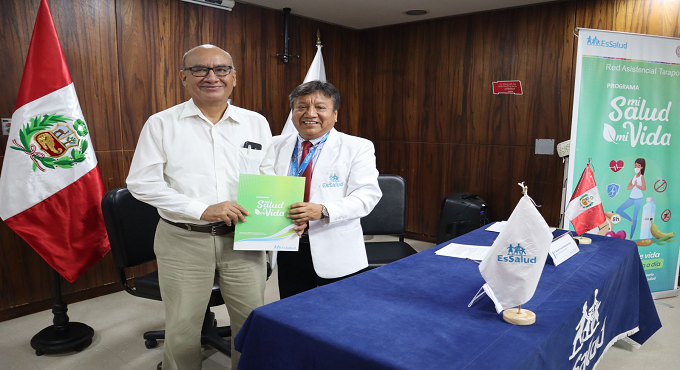 EsSalud Tarapoto firmó alianzas estratégicas del programa Mi Salud Mi Vida con instituciones públicas y privadas