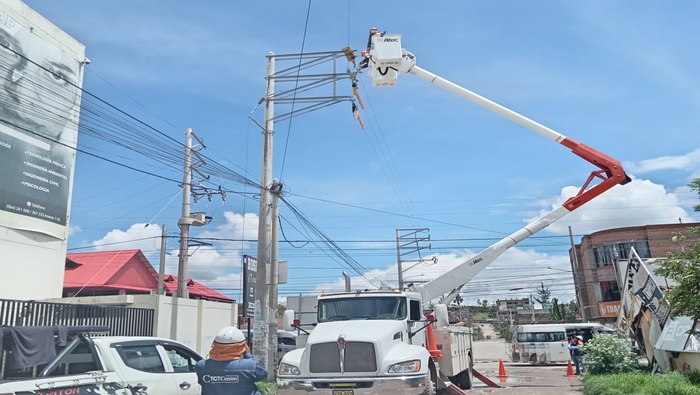 Electrocentro puso en marcha plan de contingencia ante el Fenómeno el Niño y restaura servicio eléctrico en el barrio Miraflores - Pilcomayo