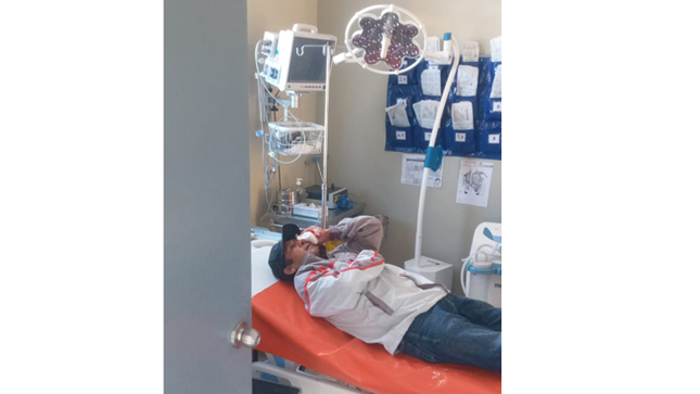 Adulto mayor cajabambino fue auxiliado por personal de salud