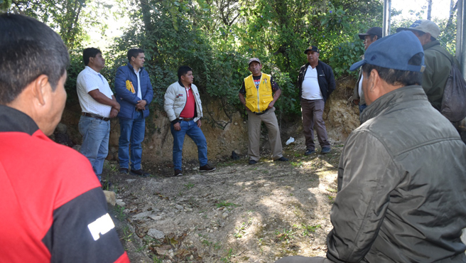 Alcalde provincial coordino apoyo en Nuñumabamba