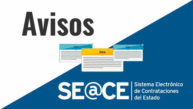 Aviso: Mantenimiento del Seace