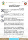 Vista preliminar de documento RESOLUCION DE ALCALDIA N° 033-2021-MDC-ALC
