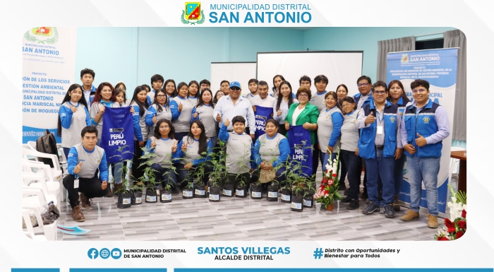 Alcalde Santos Villegas juramenta a Promotores Ambientales Juveniles y Comunitarios al servicio de nuestro Distrito