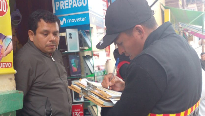 MPC llevó a cabo operativo inopinado en favor de la formalización