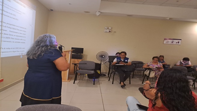 En las instalaciones del Centro de Mejor Atención - MAC Piura, la DRTPE Piura realizó reunión del CDRPETI, para socializar y dar aportes para mejorar el Programa de trabajo del año 2024.