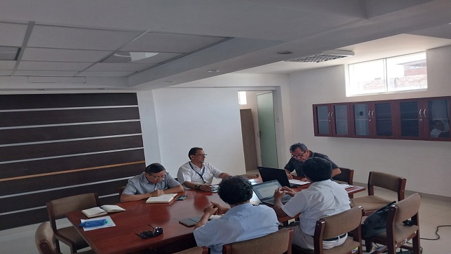 En las oficinas de la DRTPE Piura se llevo a cabo la reunión del Comité Regional de Seguridad y Salud en el Trabajo.