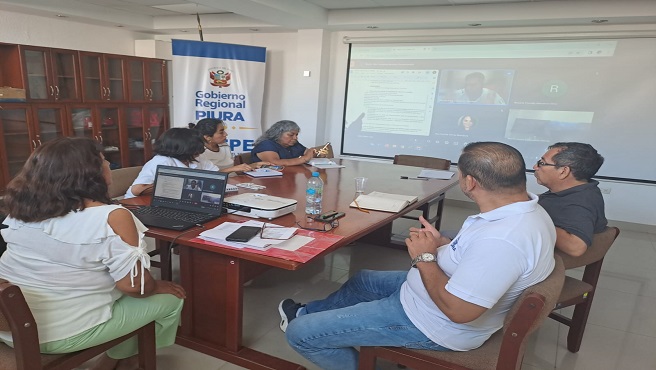 En la DRTPE Piura se realizó reunión con Ministerio de Trabajo para programar actividades a realizarse por su vista a la región Piura.