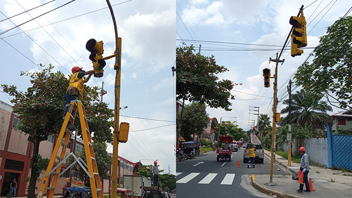 Reparación de semaforos