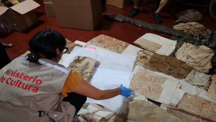 Ministerio de Cultura recuperó 38 bienes arqueológicos en operativo inopinado en una vivienda en el Callao