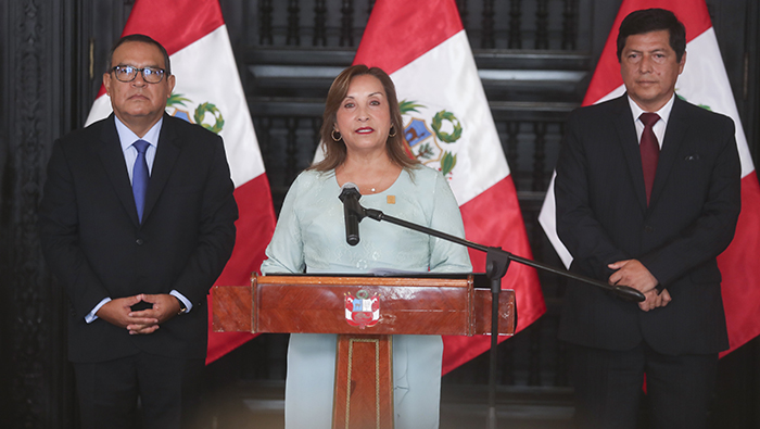 Presidenta Dina Boluarte presentó reglamento de Ley de Ciberdefensa