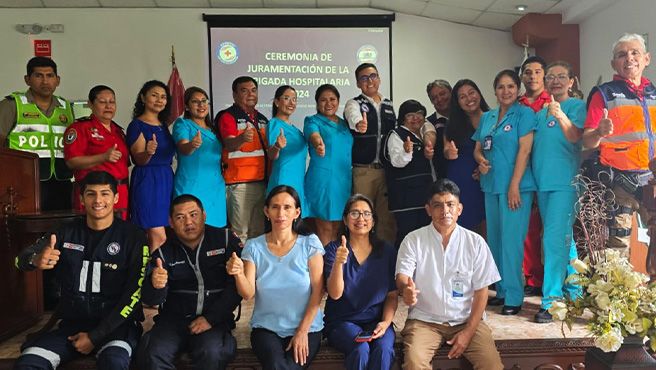 Se graduaron 33 nuevos brigadistas hospitalarios especializados en emergencias y desastres en salud para Lima centro