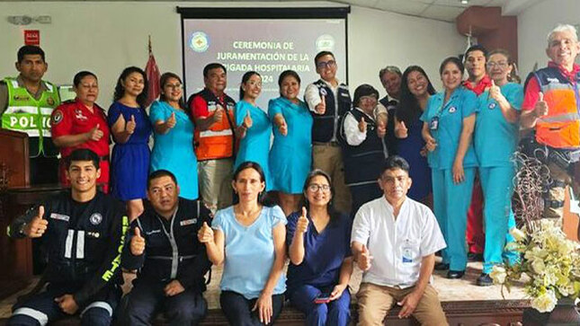 FOTO Lima Centro: Se graduaron 33 nuevos brigadistas hospitalarios especializados en emergencias y desastres en salud