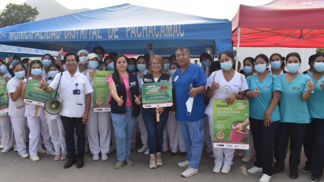 Dengue: Diris Lima Sur inspecciona 11 000 viviendas con acciones de control larvario en Villa María del Triunfo