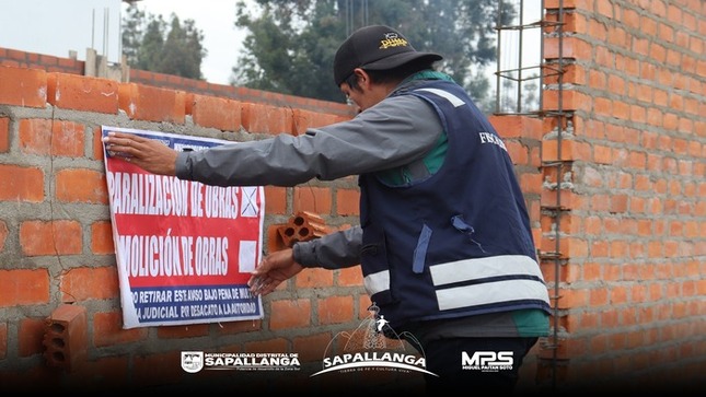 Paralización de Construccciones Informales