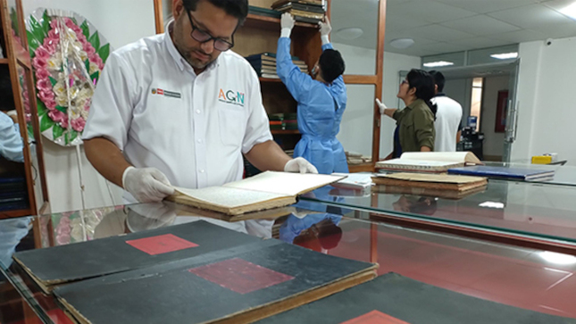 El Archivo General de la Nación realizó una visita al archivo central de la Municipalidad Provincial de Huarmey.