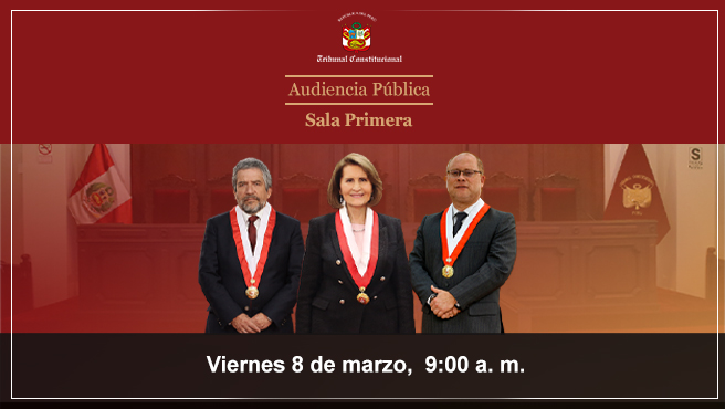 El viernes 8 de marzo sesionará en audiencia pública la Sala Primera