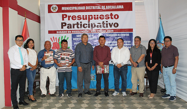 Alcalde de Aucallama inaugura IV Taller del Presupuesto Participativo Basado en Resultados 2025.