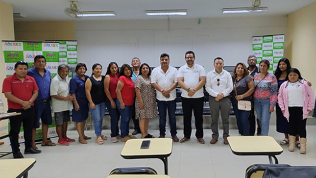 El jefe institucional del AGN, Ricardo Moreau Heredia se reunió con el alcalde de la Municipalidad Distrital de Los Aquijes