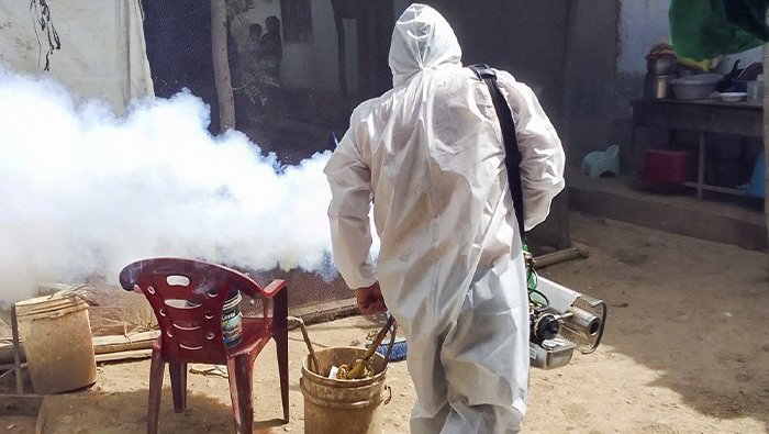 Imagenes de los miembros fumigando